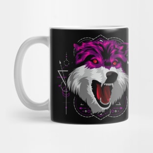 head wolf Mug